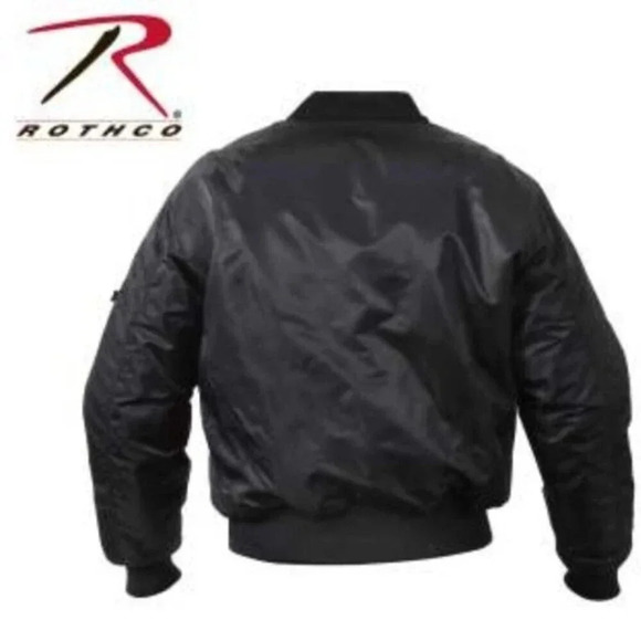 MA-1 Reversible Water repellent Bomber Jacket Embroidered OLIVIA - Picture 5 of 16